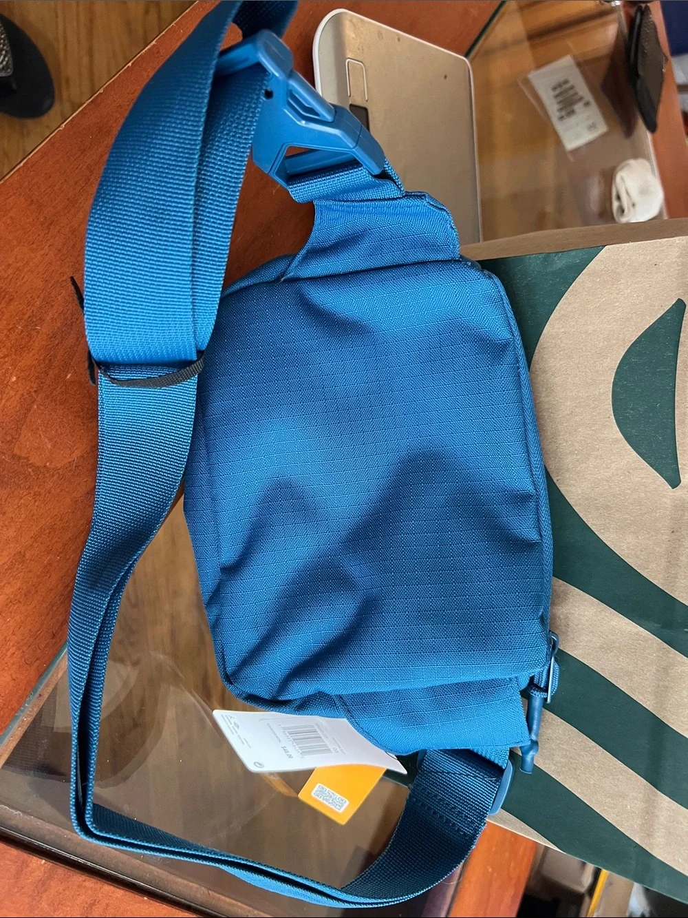 Jordan Teal Blue Sling Belt Bag